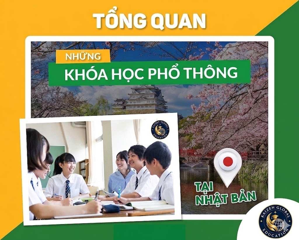 [Giải đáp] Du học Nhật Bản bậc THPT có những khóa học nào?